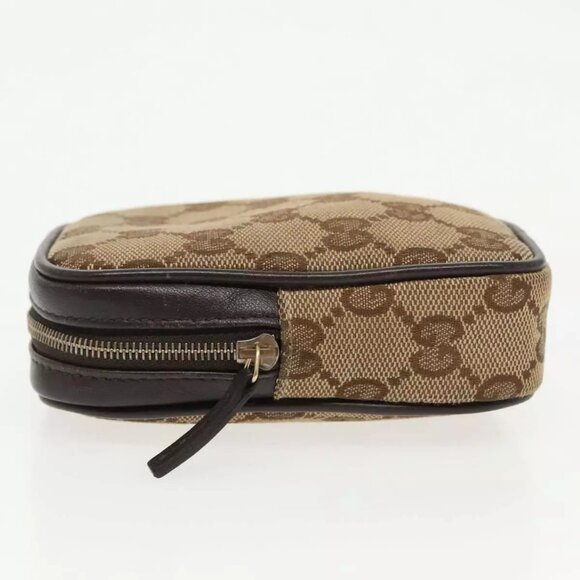 GUCCI GG Canvas Pouch Beige Auth - Picture 5 of 16